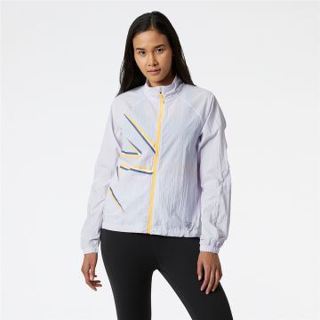 NEW BALANCE Printed Impact Run Light Pack Jacket - Damen