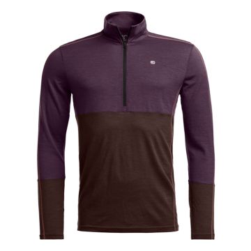 ORTOVOX 185 ROCK'n'WOOL ZIP NECK - Herren