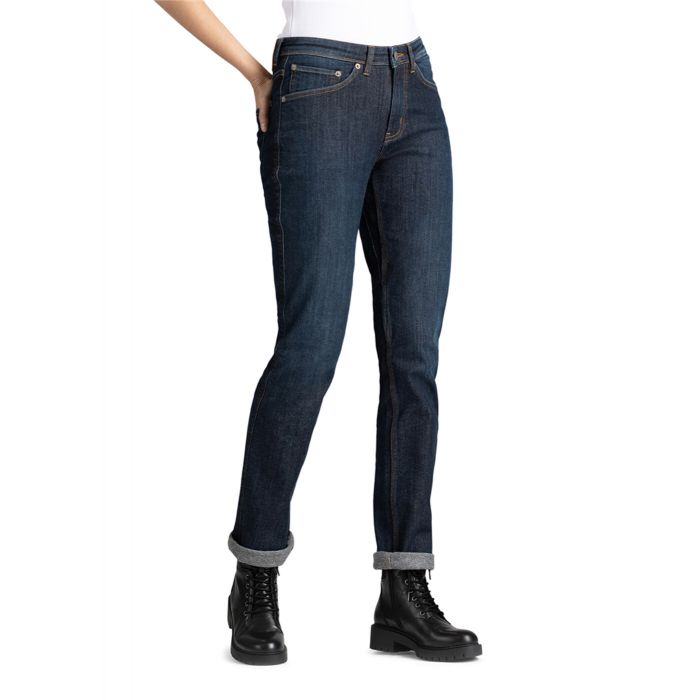 DU/ER Fireside Denim Slim Straight - Dark Stone - Damen main product photo
