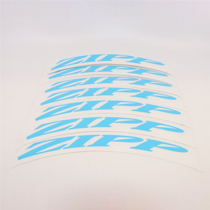 Wheel Decal Kit Zipp 202 DiscBrake SingleRim blue main product photo